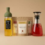 Kit apéro, Carafe en verre 1,5 L + 3 bases au choix