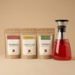 Kit apéro, Carafe en verre 1,5 L + 3 bases au choix
